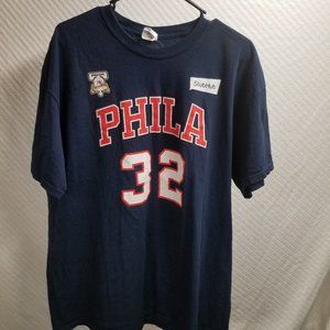 1041 - Philadelphia 76'ers #32 XL T-Shirt